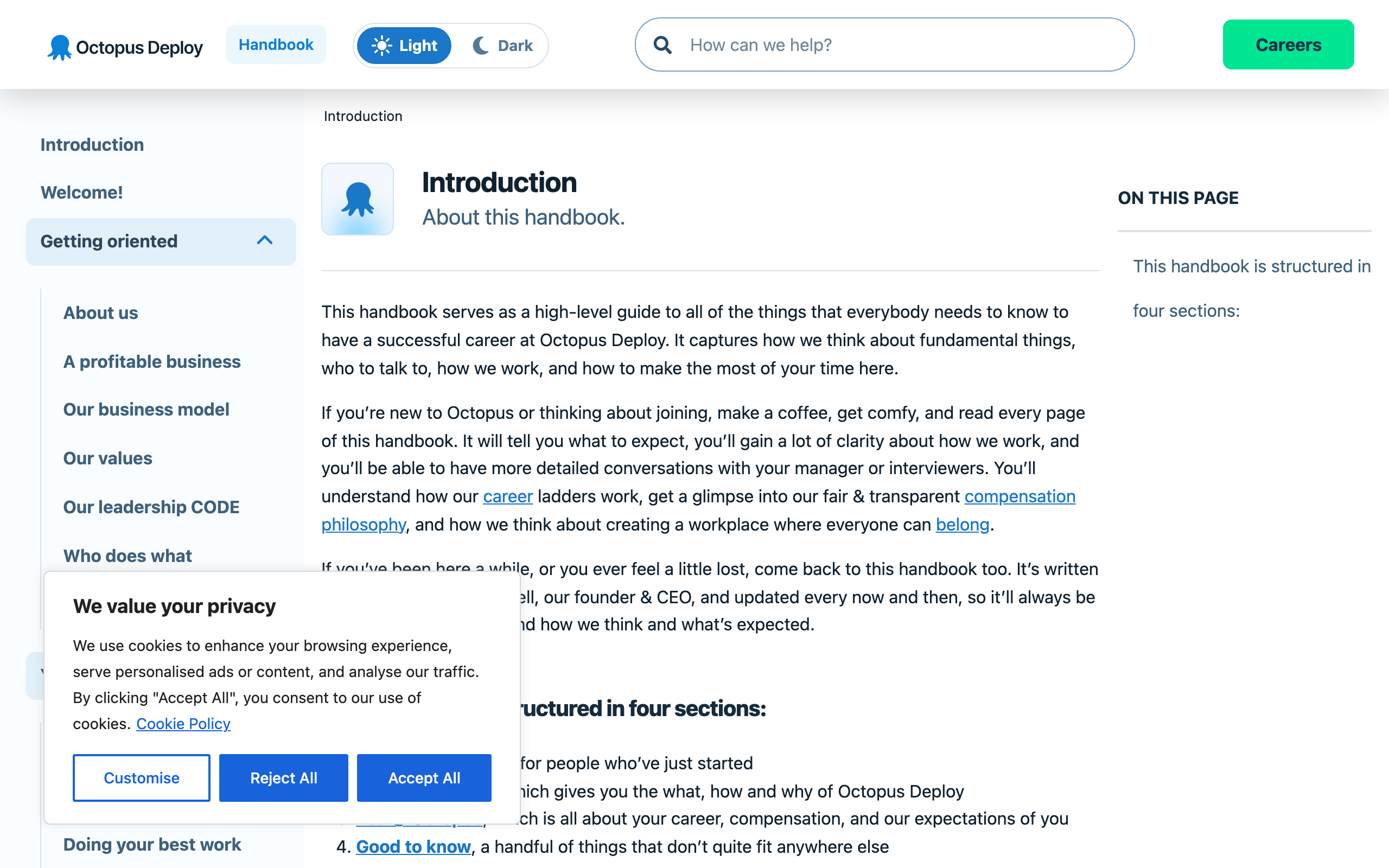 Octopus Energy employee handbook