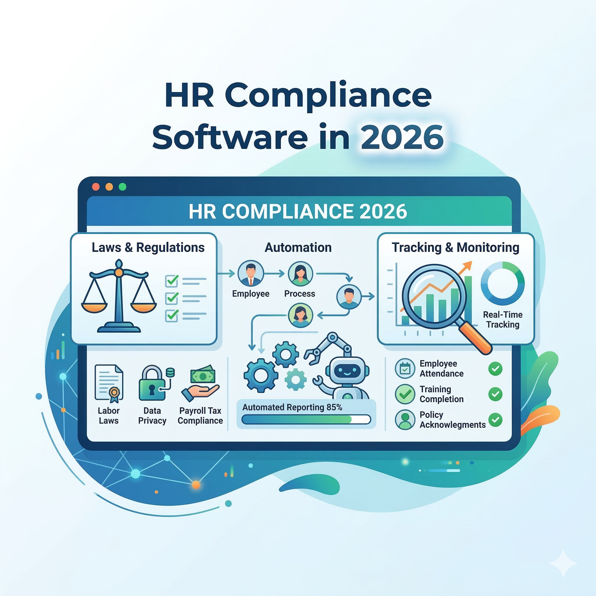 HR Compliance Software in 2026: Laws, Automation & Tracking